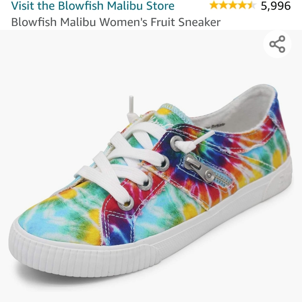 Blowfish sneakers tie dye 9